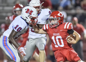 Bridgeport outruns Morgantown 31-20; MHS quarterback Bowers injured